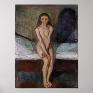 Edvard Munch - Puberty Poster