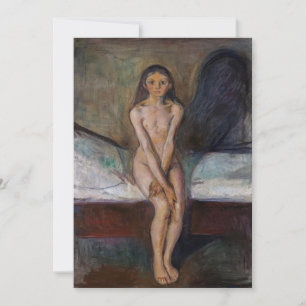 Edvard Munch - Puberty Thank You Card