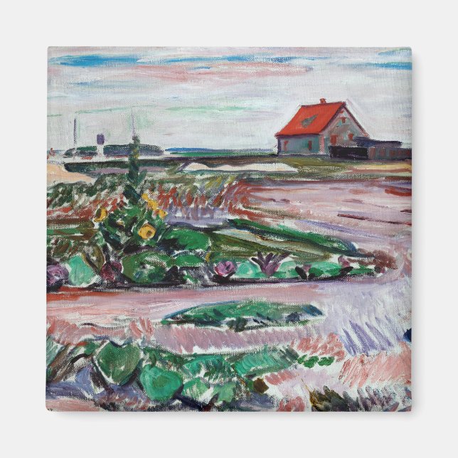 Edvard Munch - Seashore. Landscape near Lubeck Magnet (Front)