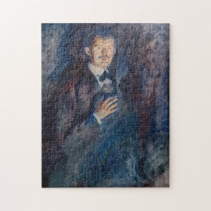 Edvard Munch - Self-Portrait with Cigarette Jigsaw Puzzle