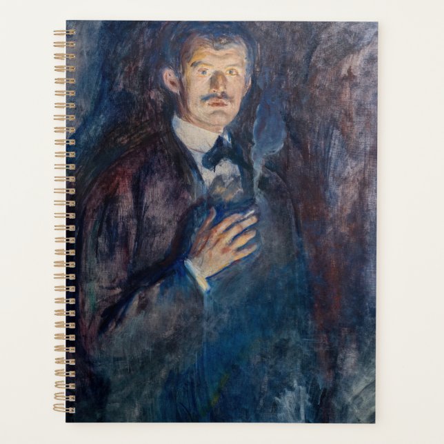 Edvard Munch - Self-Portrait with Cigarette Planner (Front)