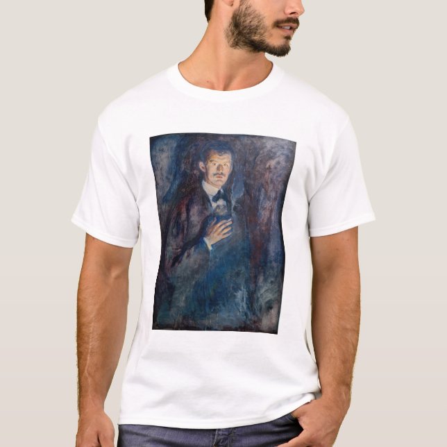 Edvard Munch - Self-Portrait with Cigarette T-Shirt (Front)