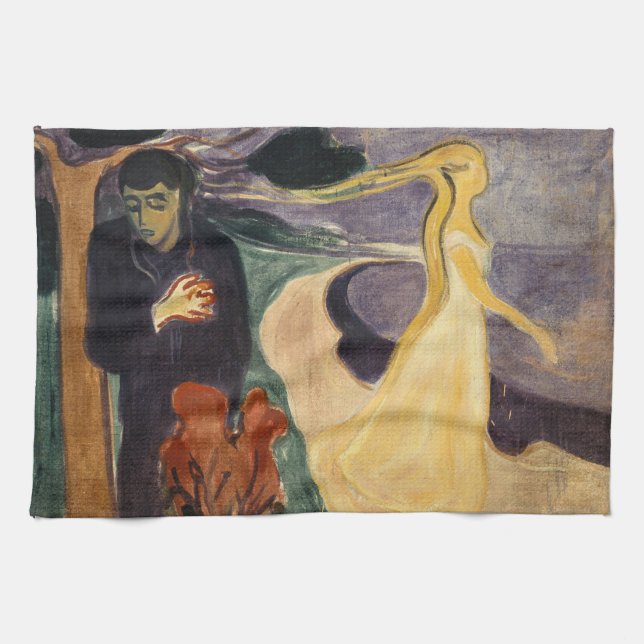 Edvard Munch - Separation Tea Towel (Horizontal)