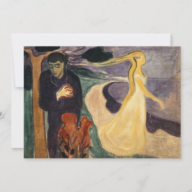 Edvard Munch - Separation Thank You Card (Front)