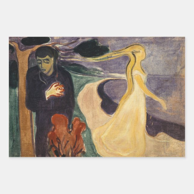 Edvard Munch - Separation Wrapping Paper Sheet (Front)