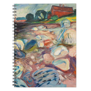 Edvard Munch - Shore with Red House Notebook