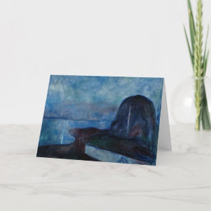 Edvard Munch - Starry Night 1893 Card