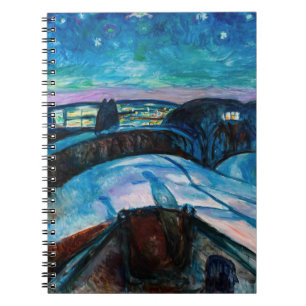 Edvard Munch - Starry Night 1922 Notebook
