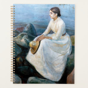 Edvard Munch - Summer Night, Inger on the Beach Planner