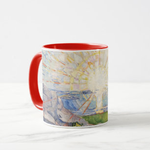 Edvard Munch Sunrise Art Nouveau Expressionism Mug