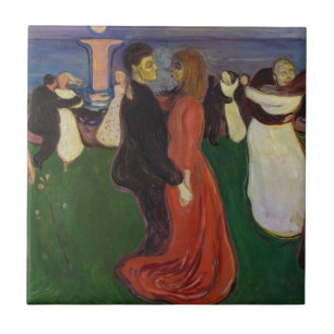 Edvard Munch - The Dance of Life Ceramic Tile