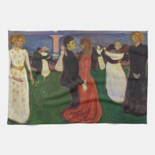 Edvard Munch - The Dance of Life Tea Towel