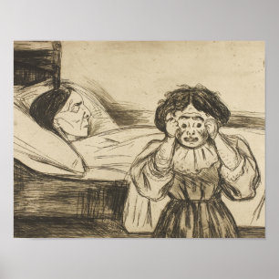 Edvard Munch - The Dead Mother and Her Child Poster