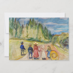 Edvard Munch - The Fairytale Forest Invitation