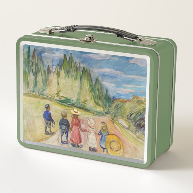 Edvard Munch - The Fairytale Forest Metal Lunch Box (Front)