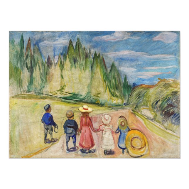 Edvard Munch - The Fairytale Forest  Photo Print (Front)