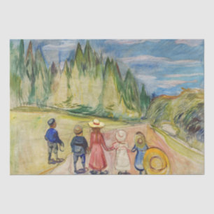 Edvard Munch - The Fairytale Forest Tissue Paper