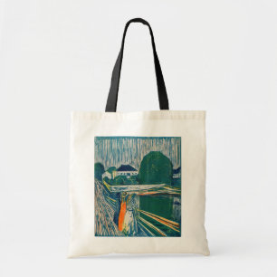 Edvard Munch - The Girls on the Bridge, Lithograph Tote Bag
