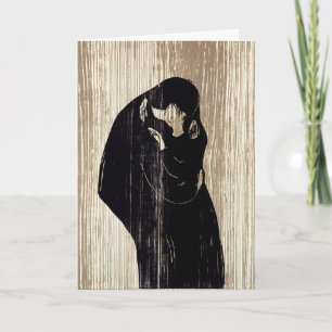 Edvard Munch - The Kiss IV Card