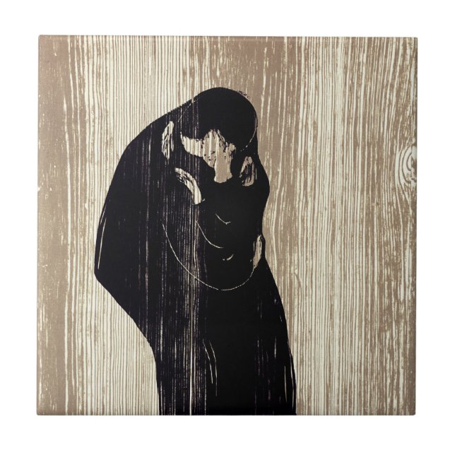 Edvard Munch - The Kiss IV Ceramic Tile (Front)