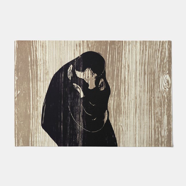 Edvard Munch - The Kiss IV Doormat (Front)