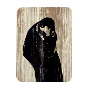 Edvard Munch - The Kiss IV Magnet