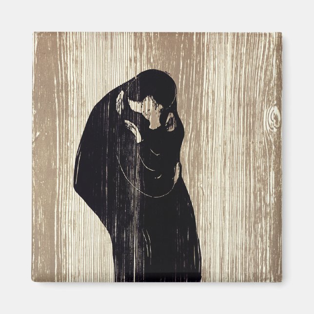 Edvard Munch - The Kiss IV Magnet (Front)