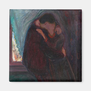 Edvard Munch - The Kiss Magnet