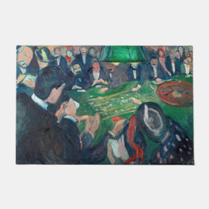 Edvard Munch - The Roulette Table in Monte Carlo Doormat