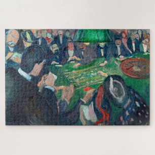Edvard Munch - The Roulette Table in Monte Carlo Jigsaw Puzzle