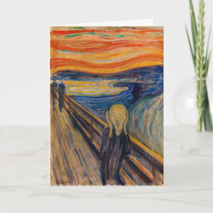 Edvard Munch - The Scream 1893 Card