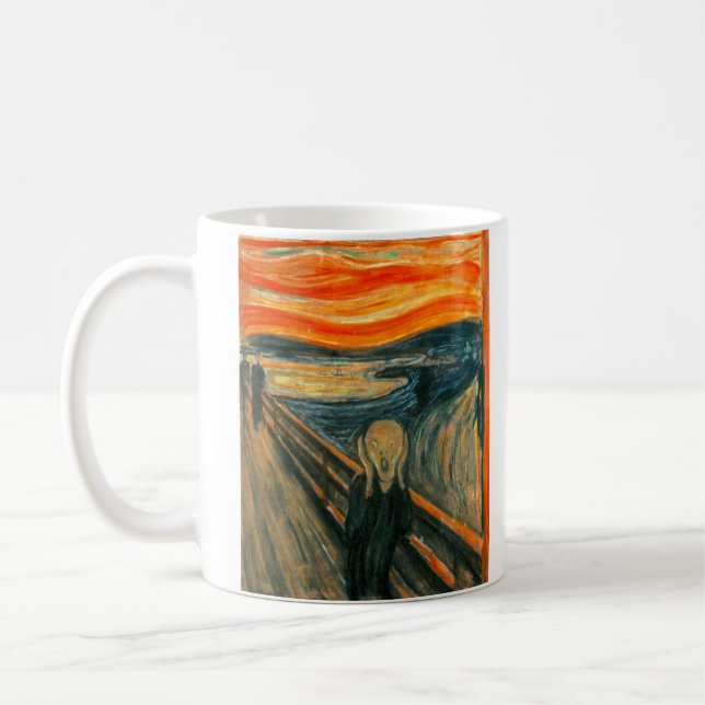 EDVARD MUNCH - The scream 1893 Coffee Mug (Left)