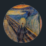 Edvard Munch - The Scream 1893 Dartboard<br><div class="desc">The Scream / Skrik - Edvard Munch, 1893</div>