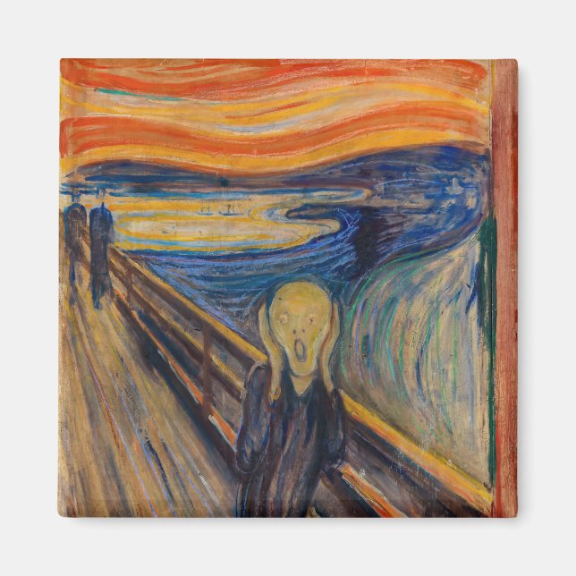 Edvard Munch - The Scream 1893 Magnet (Front)