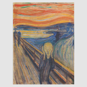 Edvard Munch - The Scream 1893 Tissue Paper
