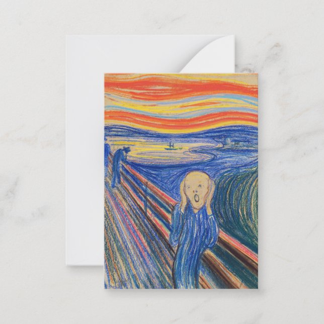 Edvard Munch - The Scream 1895 Card (Front)