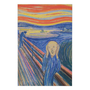 Edvard Munch - The Scream 1895 Faux Canvas Print