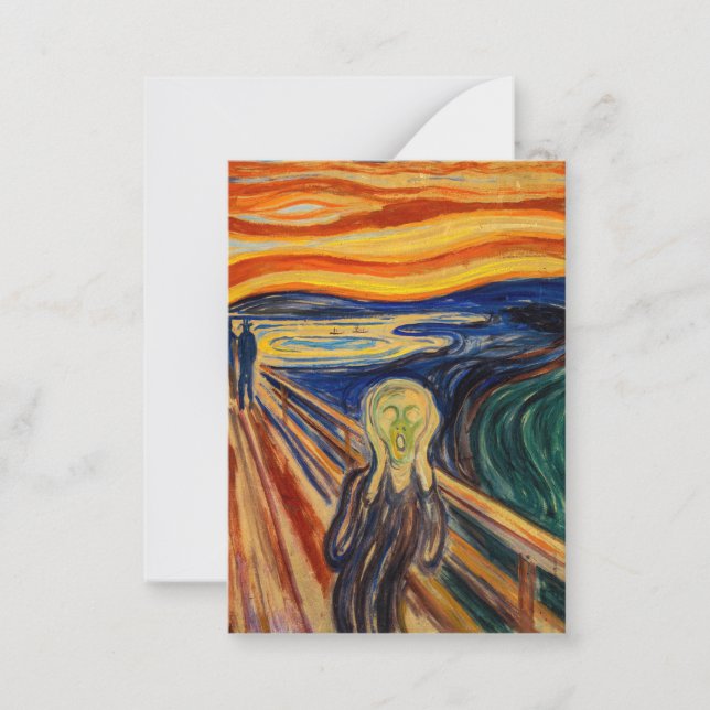 Edvard Munch - The Scream 1910 Card (Front)