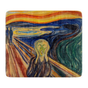 Edvard Munch - The Scream 1910 Cutting Board