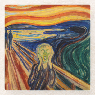 Edvard Munch - The Scream 1910 Glass Coaster
