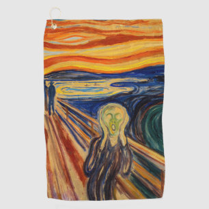 Edvard Munch - The Scream 1910 Golf Towel