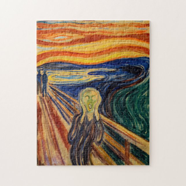 Edvard Munch - The Scream 1910 Jigsaw Puzzle (Vertical)