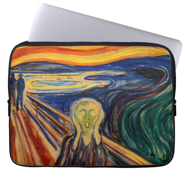 Edvard Munch - The Scream 1910 Laptop Sleeve (Front)