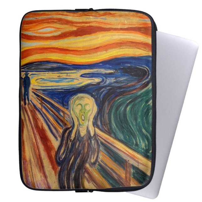 Edvard Munch - The Scream 1910 Laptop Sleeve (Creator Uploaded)