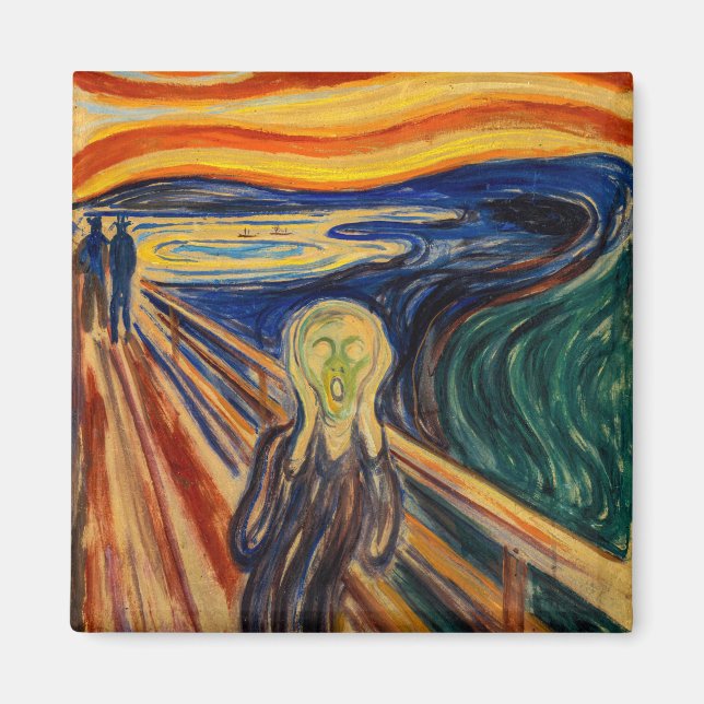 Edvard Munch - The Scream 1910 Magnet (Front)