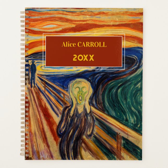 Edvard Munch - The Scream 1910 Planner (Front)