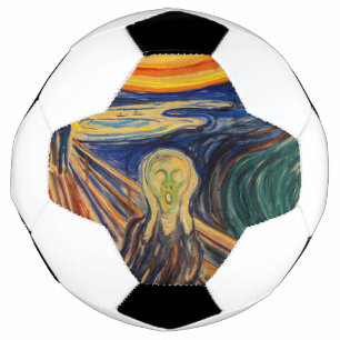 Edvard Munch - The Scream 1910 Soccer Ball