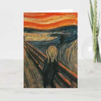 Edvard Munch - The Scream Card