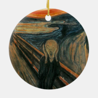 Edvard Munch - The Scream Ceramic Tree Decoration