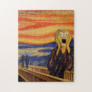 Edvard Munch The Scream Freaked Out Jigsaw Puzzle